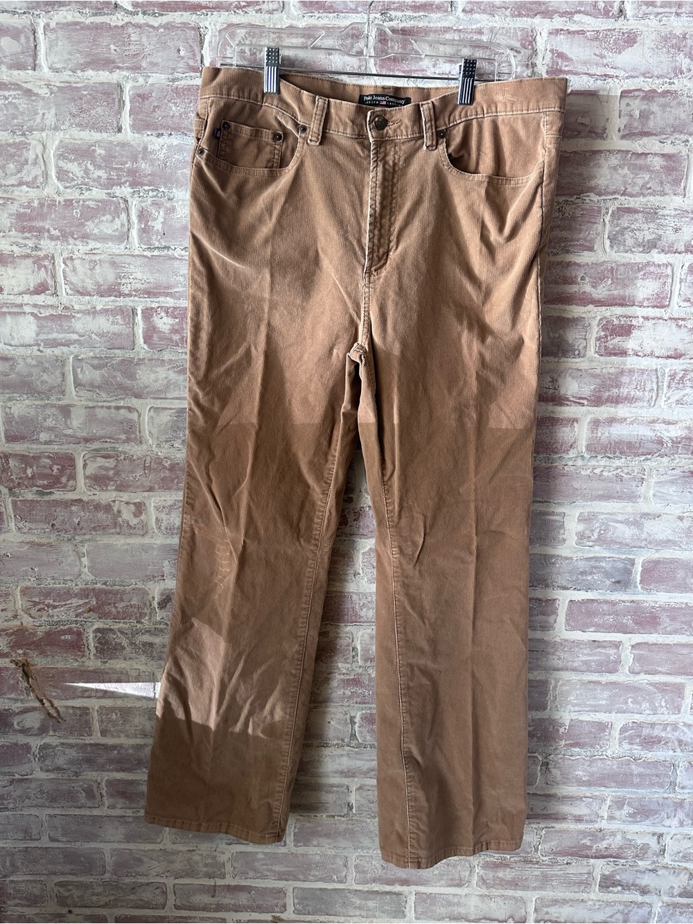 Ralph Lauren Straight-Leg corduroy Pants in Caramel Brown
